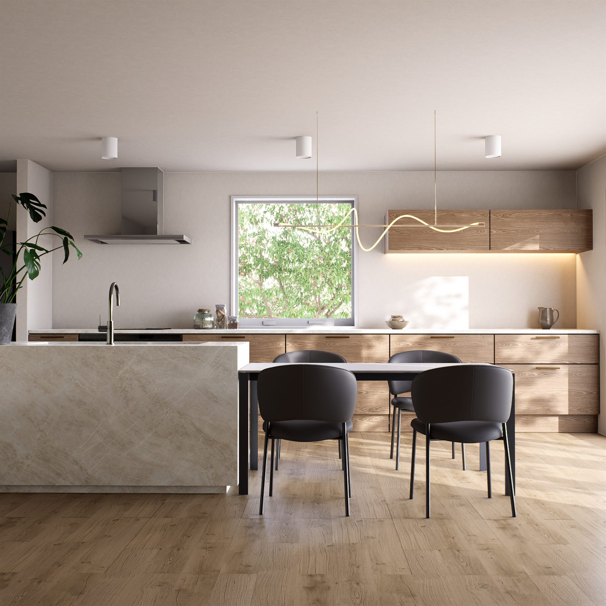 住宅インテリアCG制作 Kitchen A1